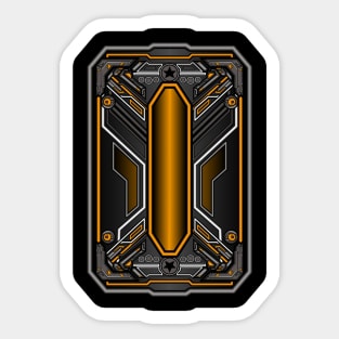 cyberpunk weapon shield armor cyborg Sticker